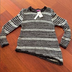 Aqua girls glitter sweater